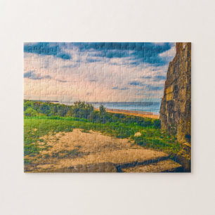 Omaha Beach France Jigsaw Puzzle