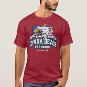 Omaha Beach T-shirt 1944 2024 D-Day 80 eme anniver