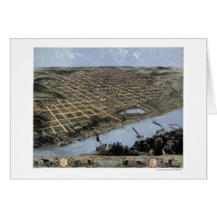 Omaha, NE Panoramic Map - 1868