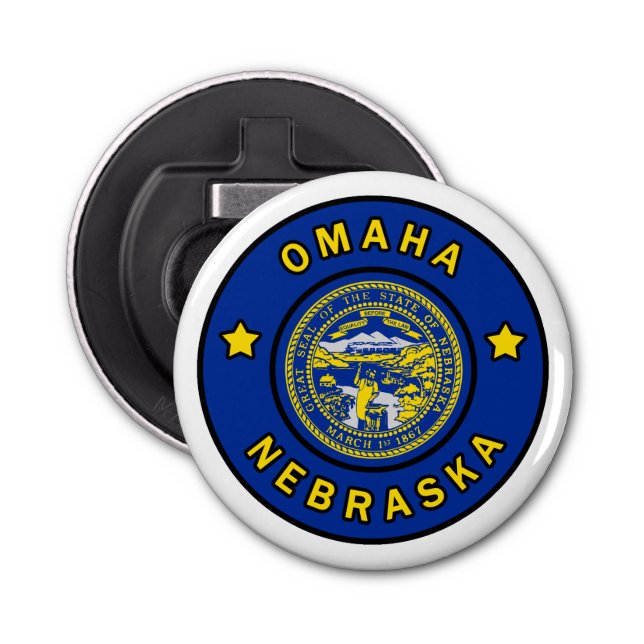 Omaha Nebraska Bottle Opener (Front)