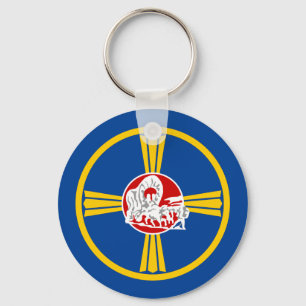 Omaha (Nebraska) flag Keychain