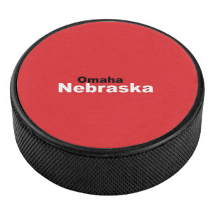 Omaha, Nebraska Hockey Puck