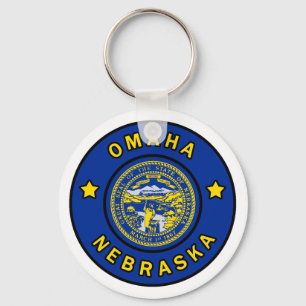 Omaha Nebraska Key Ring