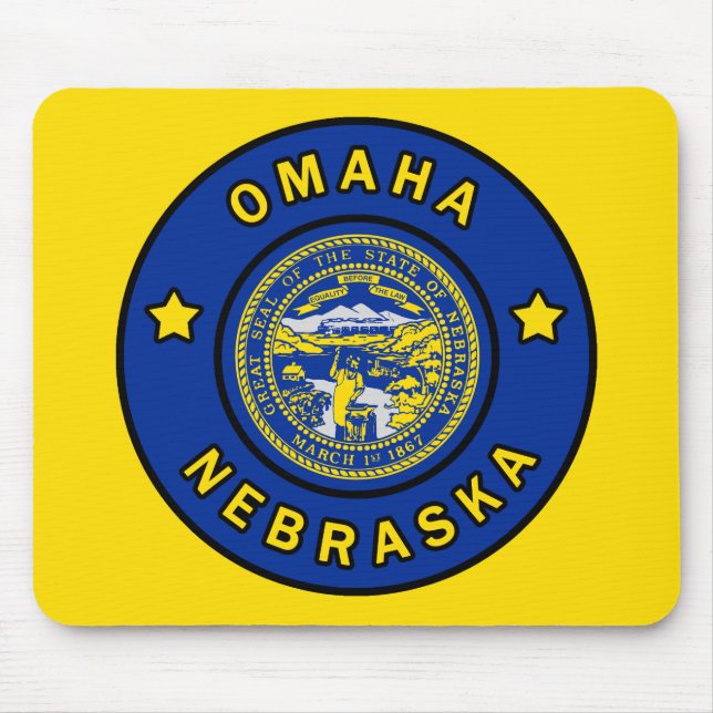Omaha Nebraska Mouse Pad (Front)