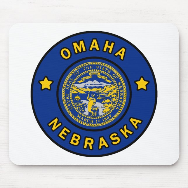 Omaha Nebraska Mouse Pad (Front)