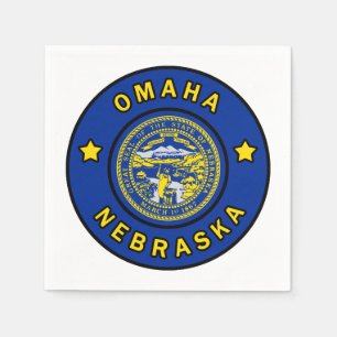 Omaha Nebraska Napkin