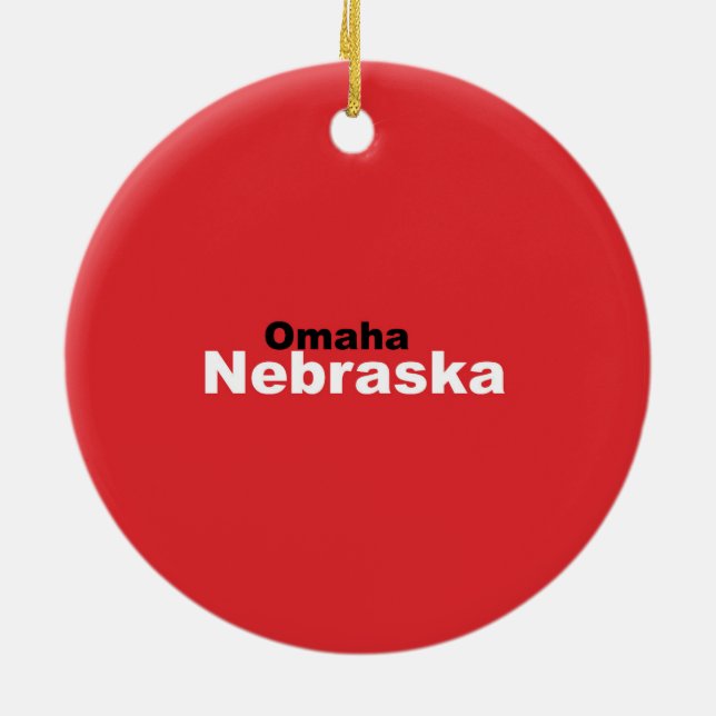 Omaha, Nebraska Ornament (Back)
