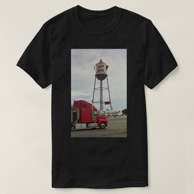 Omaha, Nebraska - Sapp Brothers Tower Sticker.png T-Shirt (Design Front)