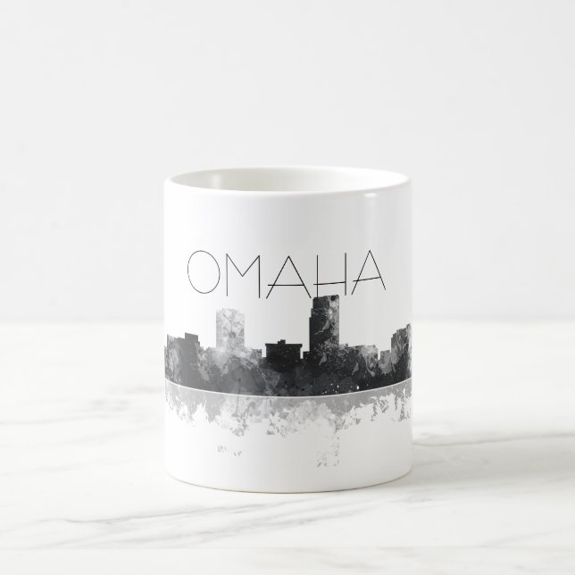 OMAHA NEBRASKA SKYLINE COFFEE MUG (Center)