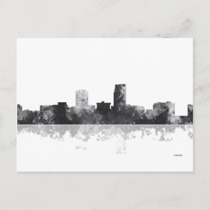 OMAHA NEBRASKA SKYLINE POSTCARD