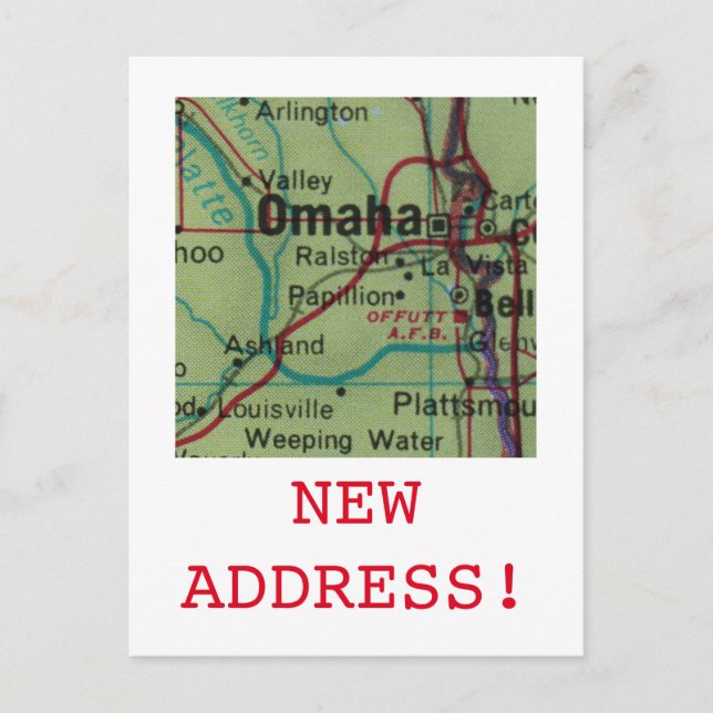 Omaha New Address announcement (Front)