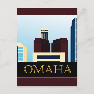 Omaha Skyline Postcard