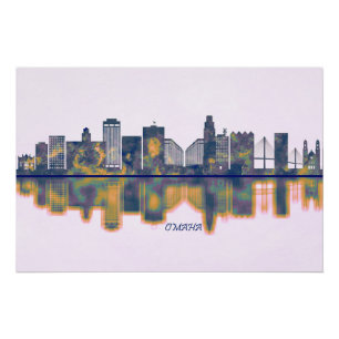 Omaha Skyline Poster