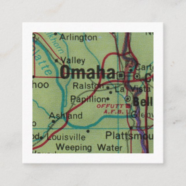 Omaha We've Moved New Address Card (Front)