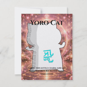 Omamori Card #008 – Yoro Cat Love • Happiness