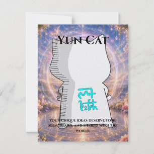 Omamori Card #010 – Yun Cat Expression • Creativ