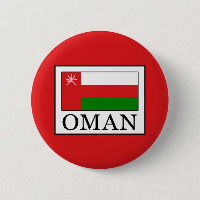 Oman 6 Cm Round Badge (Front)