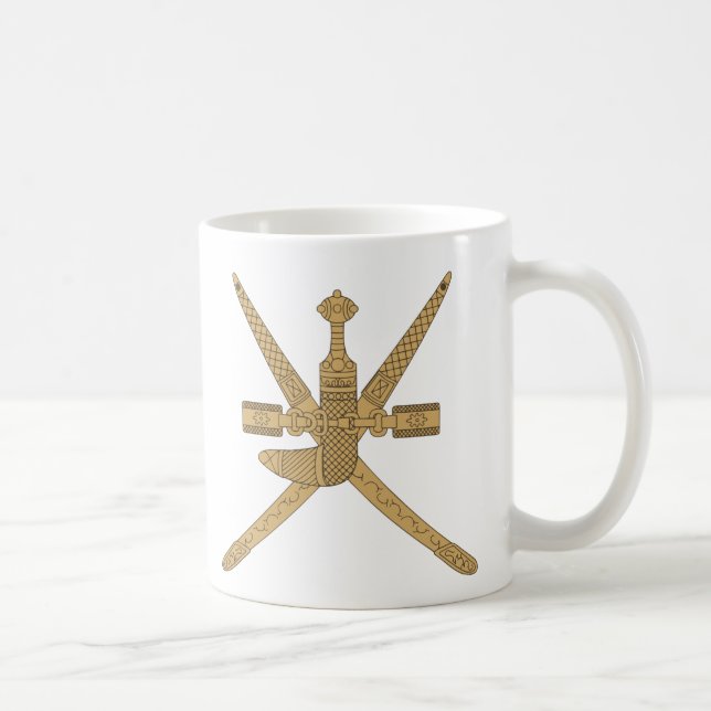 Oman Emblem Coffee Mug (Right)