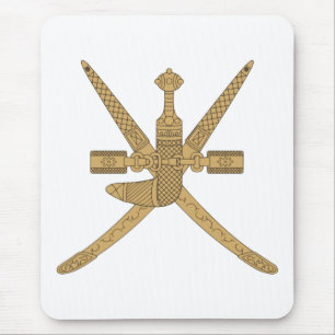 Oman Emblem Mouse Pad