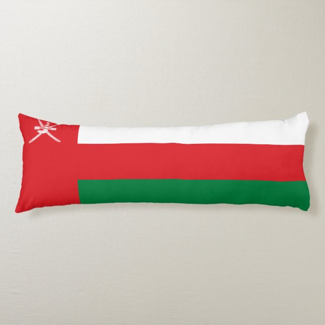 Oman Flag Body Cushion (Front)
