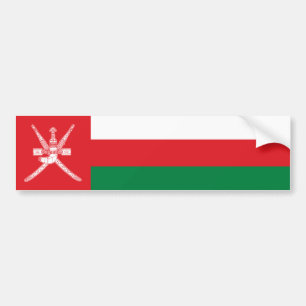 Oman Flag Bumper Sticker