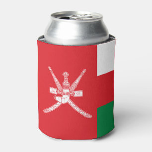 Oman Flag Can Cooler