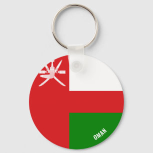 Oman Flag Charming Patriotic Key Ring