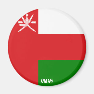 Oman Flag Charming Patriotic Magnet