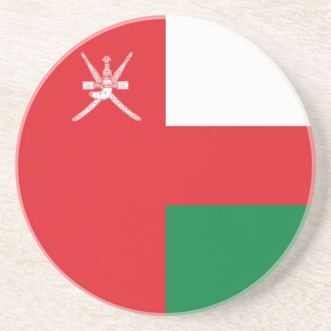 Oman Flag Coaster (Front)