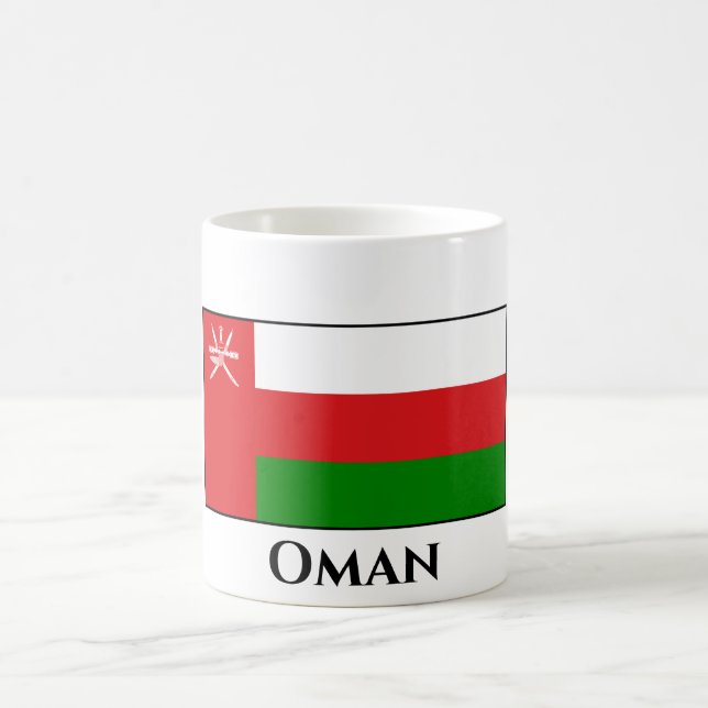 Oman Flag Coffee Mug (Center)