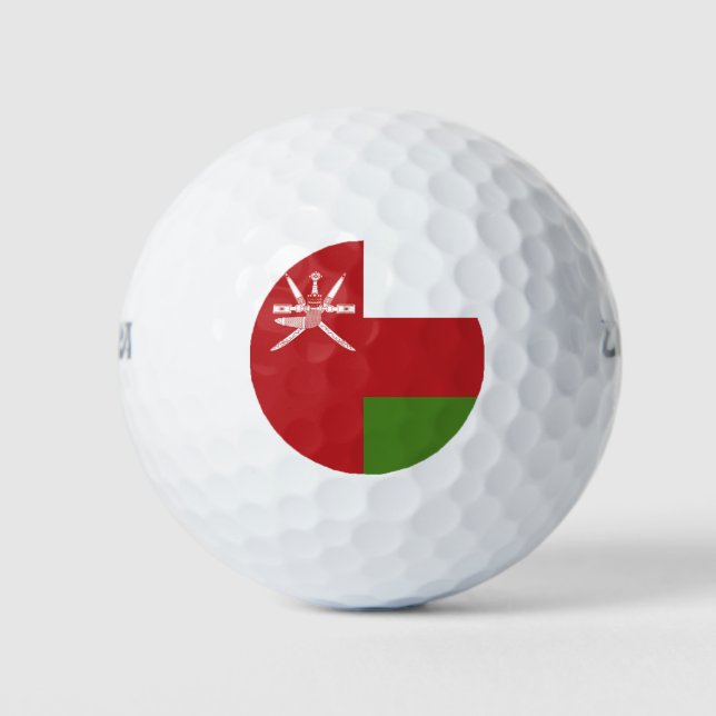 Oman flag golf balls (Front)