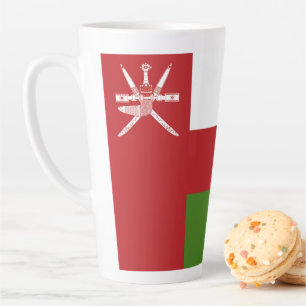 Oman flag latte mug