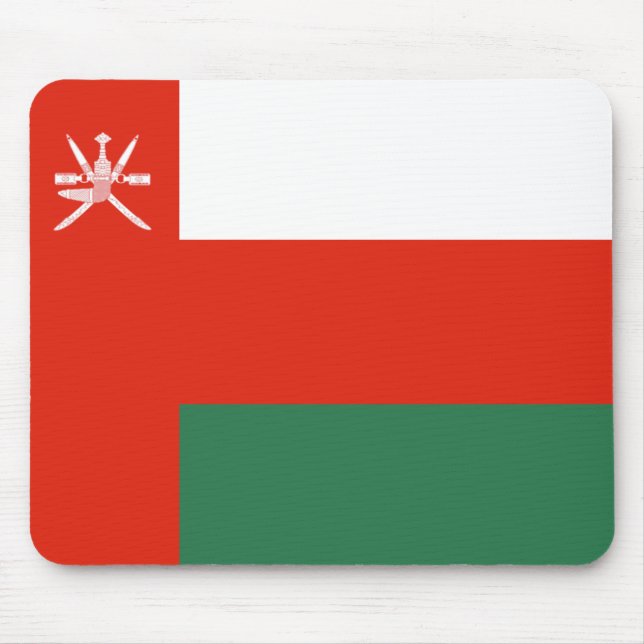 Oman Flag Mousepad (Front)