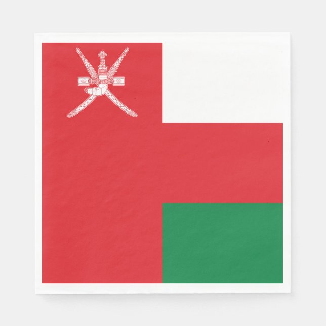 Oman Flag Napkin (Front)