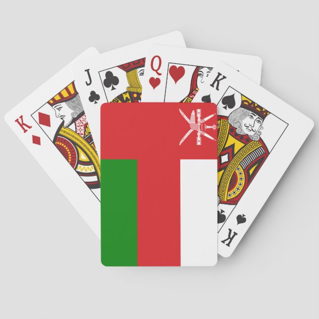 Oman Flag Playing Cards (Back)