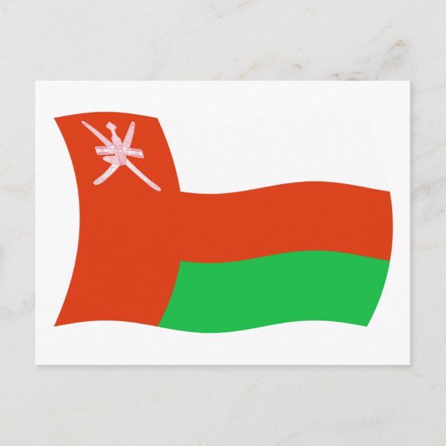 Oman Flag Postcard (Front)