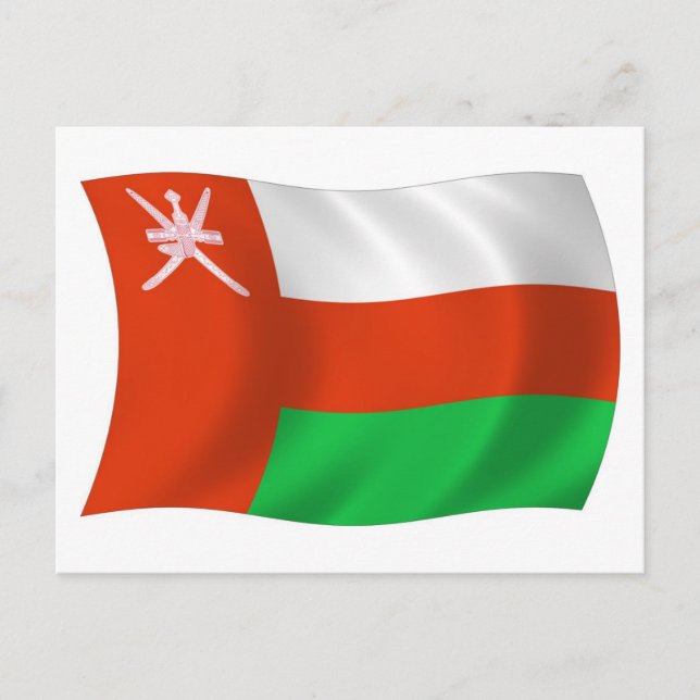 Oman Flag Postcard (Front)