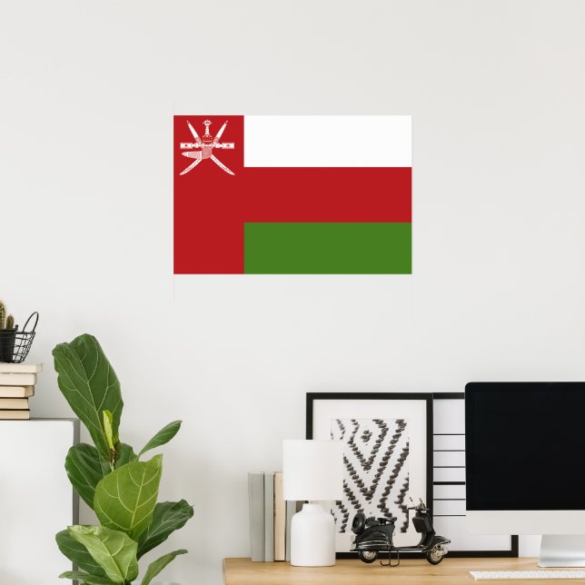 Oman flag poster (Home Office)