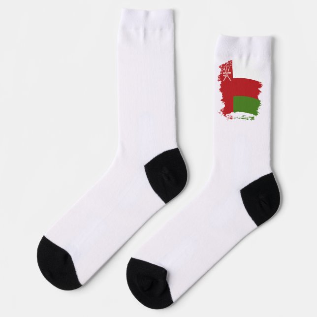 Oman flag socks (Left)