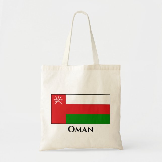 Oman Flag Tote Bag (Front)