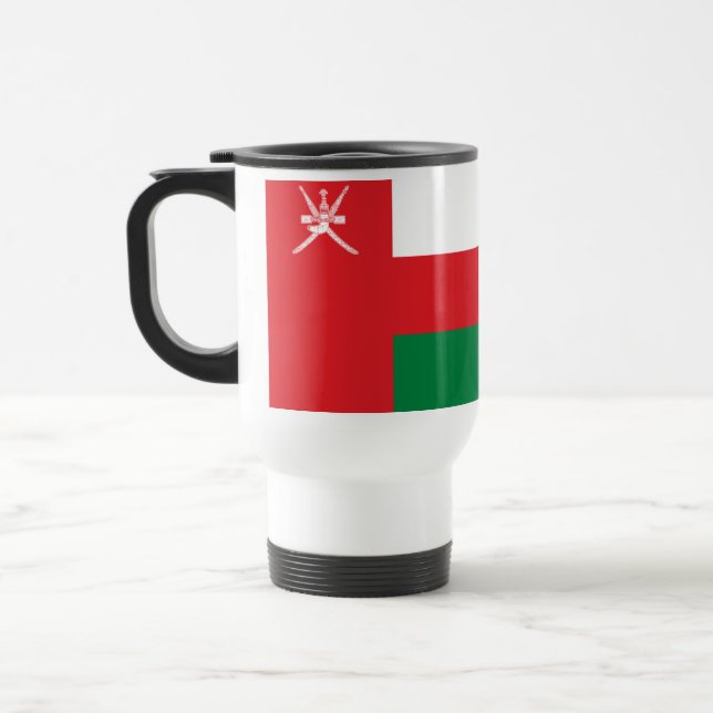 Oman Flag Travel Mug (Left)