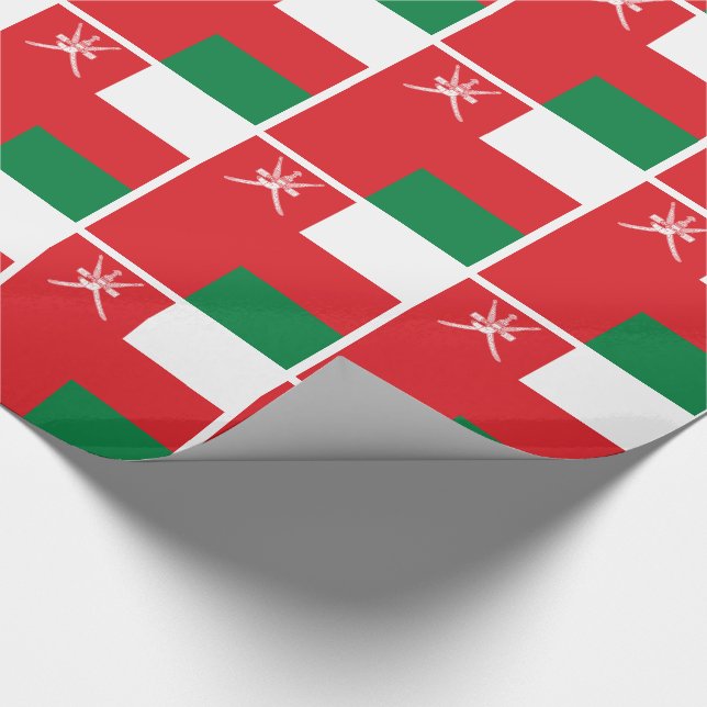 Oman Flag Wrapping Paper (Corner)
