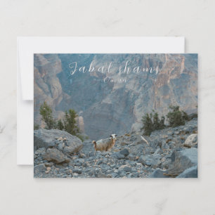 Oman Jabal Shams postcard