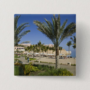 Oman, Muscat, Al, Jissah. Shangri, La Barr Al, 15 Cm Square Badge
