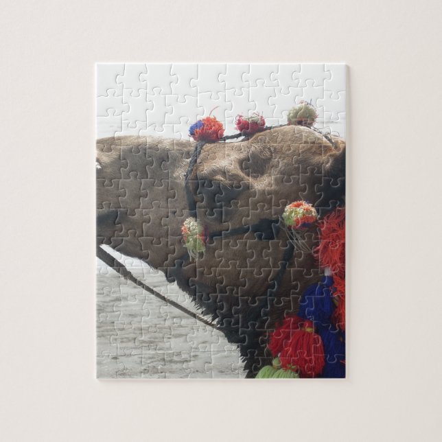 Oman Muscat Camel Photo Art Print Jigsaw Puzzle (Vertical)
