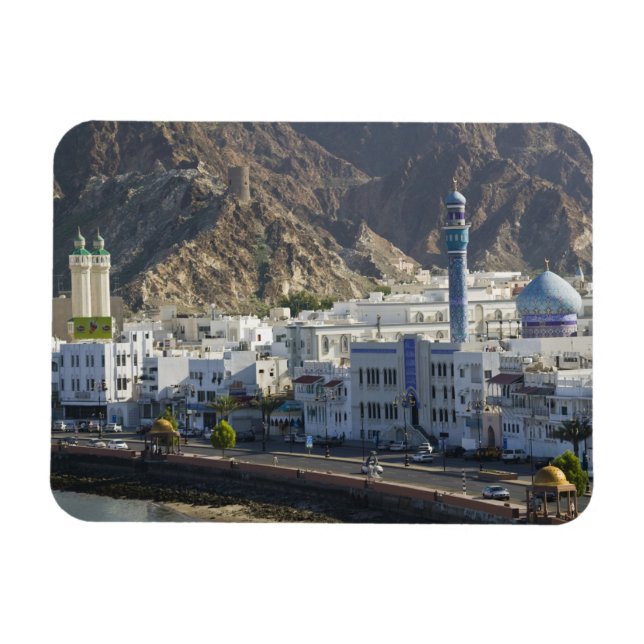 Oman, Muscat, Mutrah. Buildings along Mutrah Magnet (Horizontal)