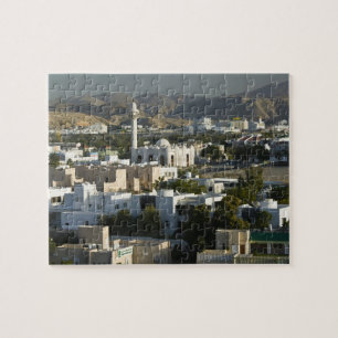 Oman, Muscat, Qurm. Buildings of Qurm Area / 2 Jigsaw Puzzle