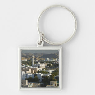 Oman, Muscat, Qurm. Buildings of Qurm Area / 2 Key Ring