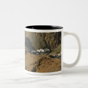 Oman, Muscat, Ruwi/Al Hamriyah. View of Ruwi / Two-Tone Coffee Mug