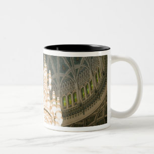 Oman, Muscat, Sultan Qaboos mosque Two-Tone Coffee Mug